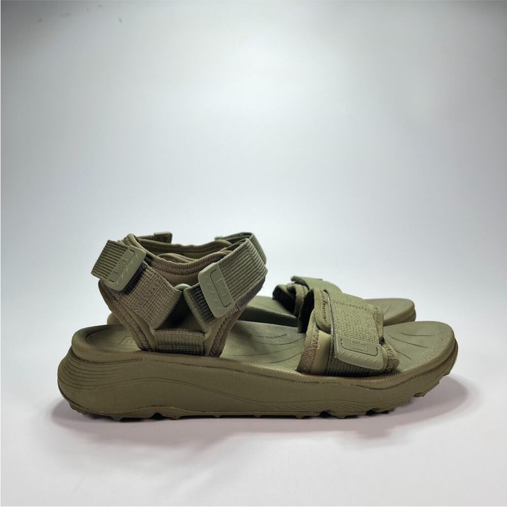 Fitflop Green Sporty Sandals with Adjustable Straps